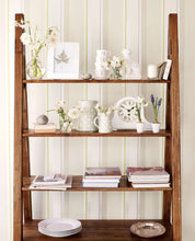 Load image into Gallery viewer, Eaton Stripe Amethyst Olive Wallpaper