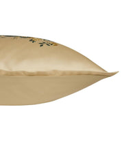 Load image into Gallery viewer, Florintine with Leopard Antique Gold Cushion