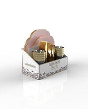 Load image into Gallery viewer, Blush Gold Flower 56pc Party Set (Setting for 8)