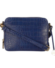 Load image into Gallery viewer, Crocodile Cobalt Square Cross Body Bag