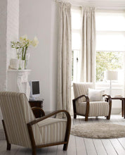 Load image into Gallery viewer, Luxford Stripe Natural Upholstery Fabric
