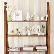 Load image into Gallery viewer, Eaton Stripe Amethyst Olive Wallpaper
