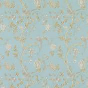 Load image into Gallery viewer, Summer Palace Powder Blue Wallpaper
