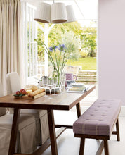 Load image into Gallery viewer, Corby Check Amethyst Upholstery Fabric
