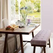 Load image into Gallery viewer, Corby Check Amethyst Upholstery Fabric
