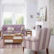 Load image into Gallery viewer, Corby Check Amethyst Upholstery Fabric
