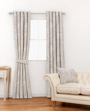 Load image into Gallery viewer, Josette Dove Grey Curtain Fabric
