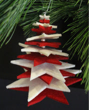 Load image into Gallery viewer, Layered Felt Tree Decoration
