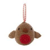 Load image into Gallery viewer, Knitted Robin Decoration
