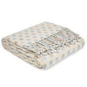 Load image into Gallery viewer, Lemington Polka Dot Seaspray Throw
