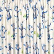 Load image into Gallery viewer, Cheeky Monkey Printed Ready Made Blackout Curtains
