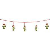 Load image into Gallery viewer, Felt Mistletoe Bunting
