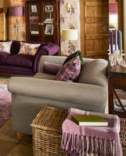 Load image into Gallery viewer, Dylan Grape Check Throw
