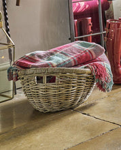 Load image into Gallery viewer, Henford Cranberry Chenille Throw
