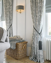 Load image into Gallery viewer, Iona Slate Grey Floral Fabric
