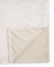Load image into Gallery viewer, Dartmoor White Faux Fur Throw
