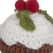 Load image into Gallery viewer, Crochet Christmas Pudding Decoration
