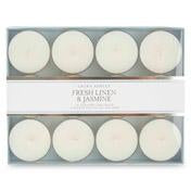 Load image into Gallery viewer, Fresh Linen and Jasmine Set of 12 Tea Lights
