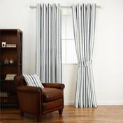 Load image into Gallery viewer, Arlo Stripe Midnight Fabric
