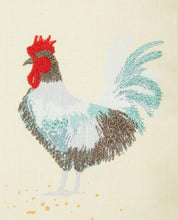 Load image into Gallery viewer, Chickens Embroidered Cushion

