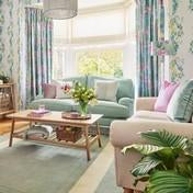 Load image into Gallery viewer, Cosmos Grey Green Ready Made Curtains
