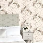 Load image into Gallery viewer, Belvedere Soft Truffle Wallpaper
