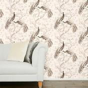 Load image into Gallery viewer, Belvedere Soft Truffle Wallpaper
