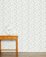 Load image into Gallery viewer, Greendale Silver Wallpaper
