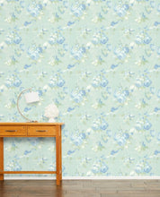Load image into Gallery viewer, Violetta Duck Egg Wallpaper
