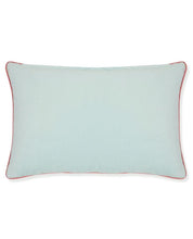 Load image into Gallery viewer, Lilium Embroidered Duck Egg Cushion
