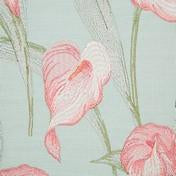 Load image into Gallery viewer, Lilium Embroidered Duck Egg Cushion
