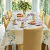 Load image into Gallery viewer, Floral Stripe Grey Green Curtain Fabric
