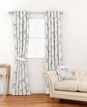 Load image into Gallery viewer, Greendale Silver Curtain Fabric

