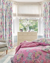 Load image into Gallery viewer, Cosmos Off White/Grey Green Curtain Fabric
