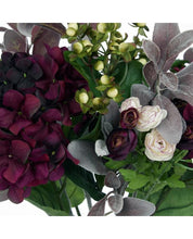 Load image into Gallery viewer, Large Plum Hydrangea and Berries Arrangement
