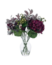 Load image into Gallery viewer, Large Plum Hydrangea and Berries Arrangement
