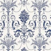 Load image into Gallery viewer, Josette Off White/Midnight Wallpaper
