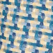 Load image into Gallery viewer, Kew Check Dark Seaspray Cushion
