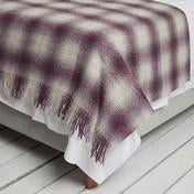 Load image into Gallery viewer, Harper Check Dusky Rose Throw
