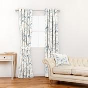 Load image into Gallery viewer, Forsythia Seaspray Drapery Fabric
