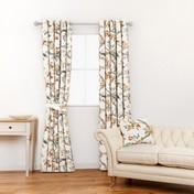 Load image into Gallery viewer, Florintine Natural Curtain Fabric
