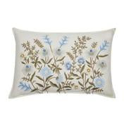 Load image into Gallery viewer, Freya Embroidered Natural Cushion
