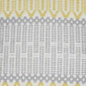 Load image into Gallery viewer, Editions Geo Stripe Sunshine Floor Cushion
