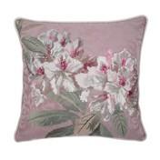 Load image into Gallery viewer, Adeline Embroidered Mauve Cushion
