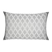 Load image into Gallery viewer, Florin Embroidered Silver Cushion
