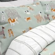 Load image into Gallery viewer, Dog Days Printed Duvet Cover Bedset
