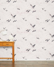 Load image into Gallery viewer, Animalia Silver Wallpaper
