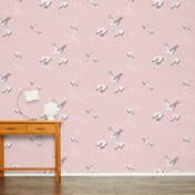 Load image into Gallery viewer, Animalia Blush Wallpaper
