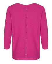 Load image into Gallery viewer, Fuschia Batwing Sweater
