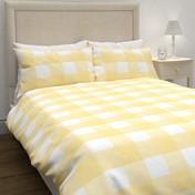 Load image into Gallery viewer, Cora Check Sunshine Duvet Cover Bedset
